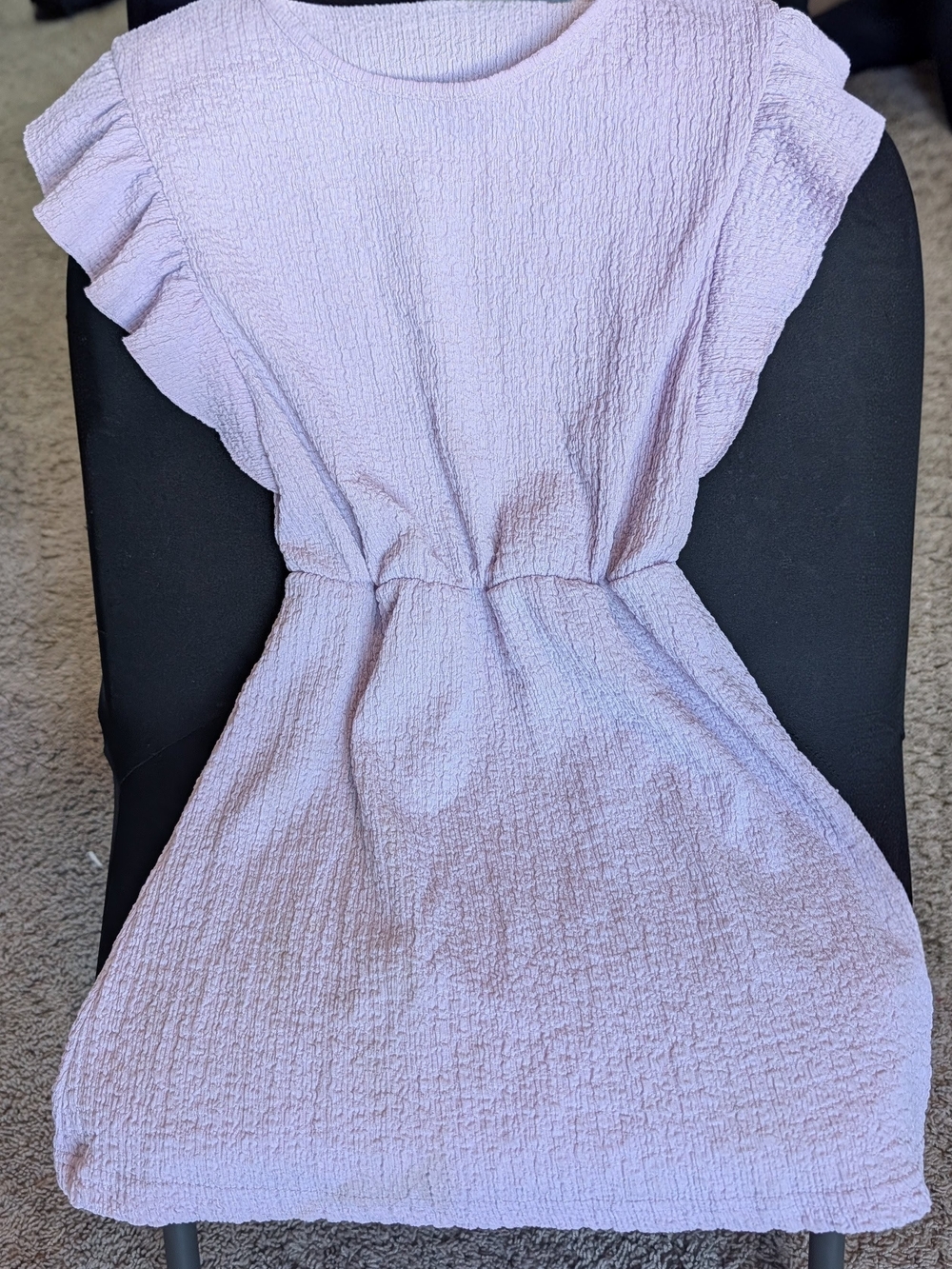 Kids Lavender Ruffle Dress